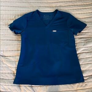 Figs Deep Reef V-Neck Catarina Scrub Top